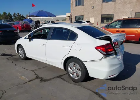 2013 Honda Civic Lx from USA, damaged, VIN 2HGFB2F52DH508881